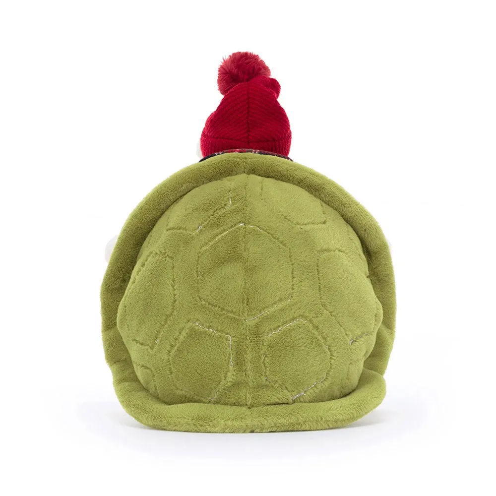 Jellycat Soft Toy Snowman Timmy Turtle