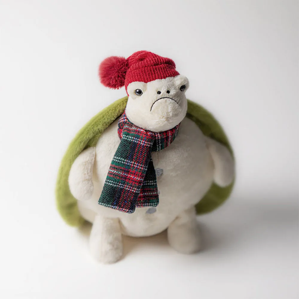 Jellycat Soft Toy Snowman Timmy Turtle