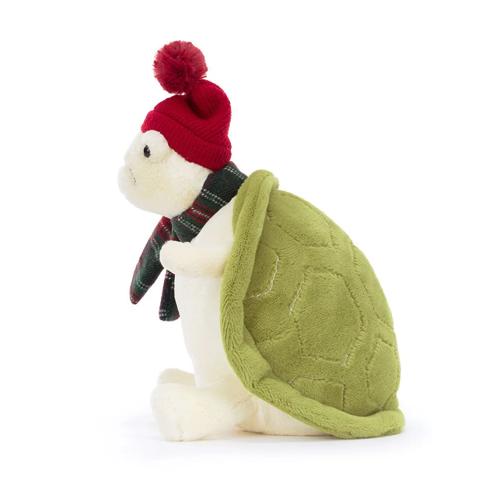 Jellycat Soft Toy Snowman Timmy Turtle
