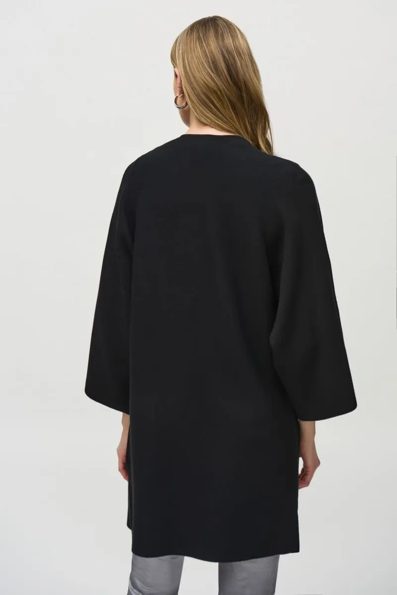Joseph Ribkoff Black Embellished Kimono Sleeve Cover-Up 244911