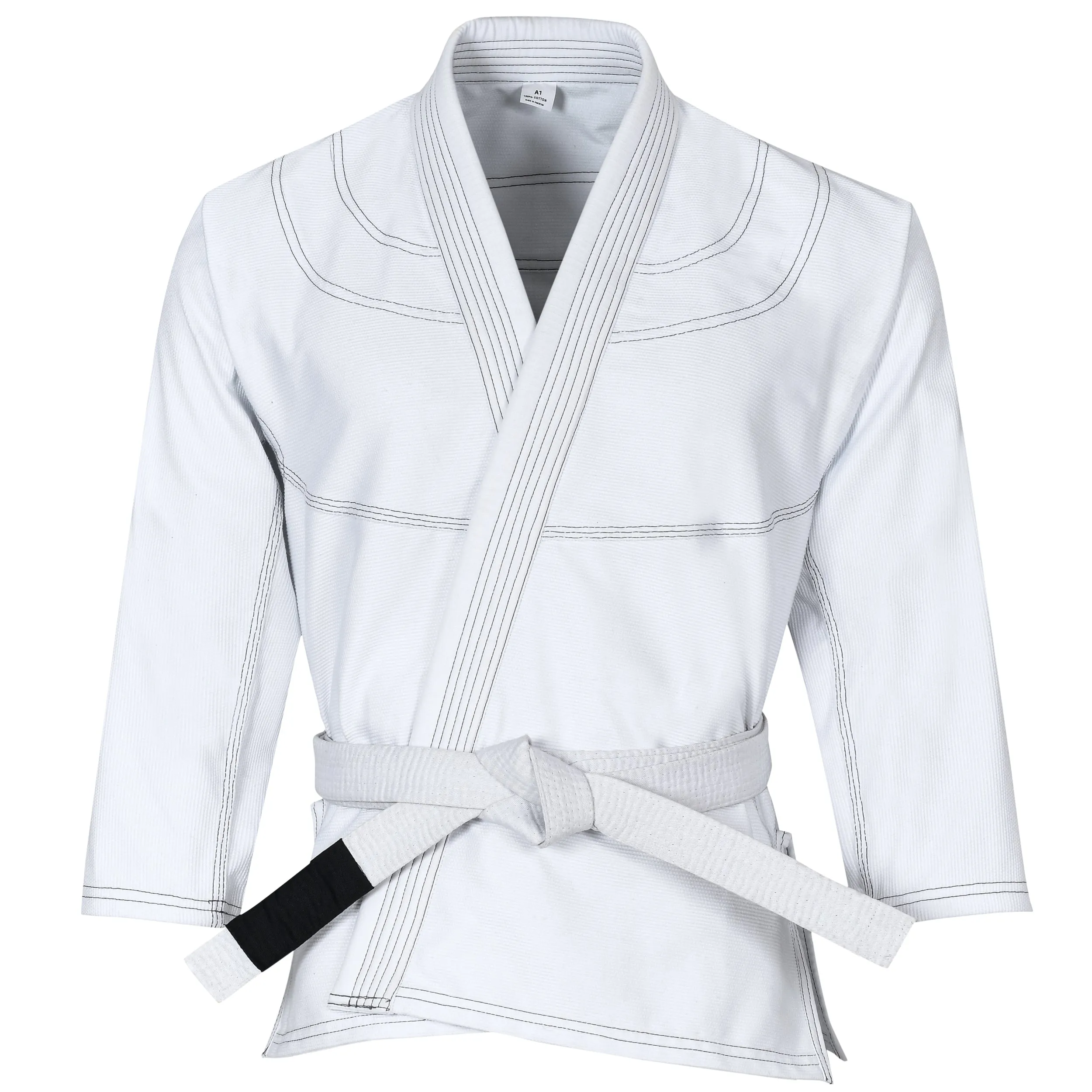 Kids Brazilian Jiu Jitsu Gi for Kimonos LightWeight, Preshrunk with Free White Belt