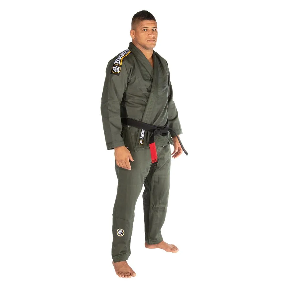 Kimono Brazilian Jiu Jitsu TATAMI Nova Absolute Gi - Khaki (Centura Alba Inclusa)