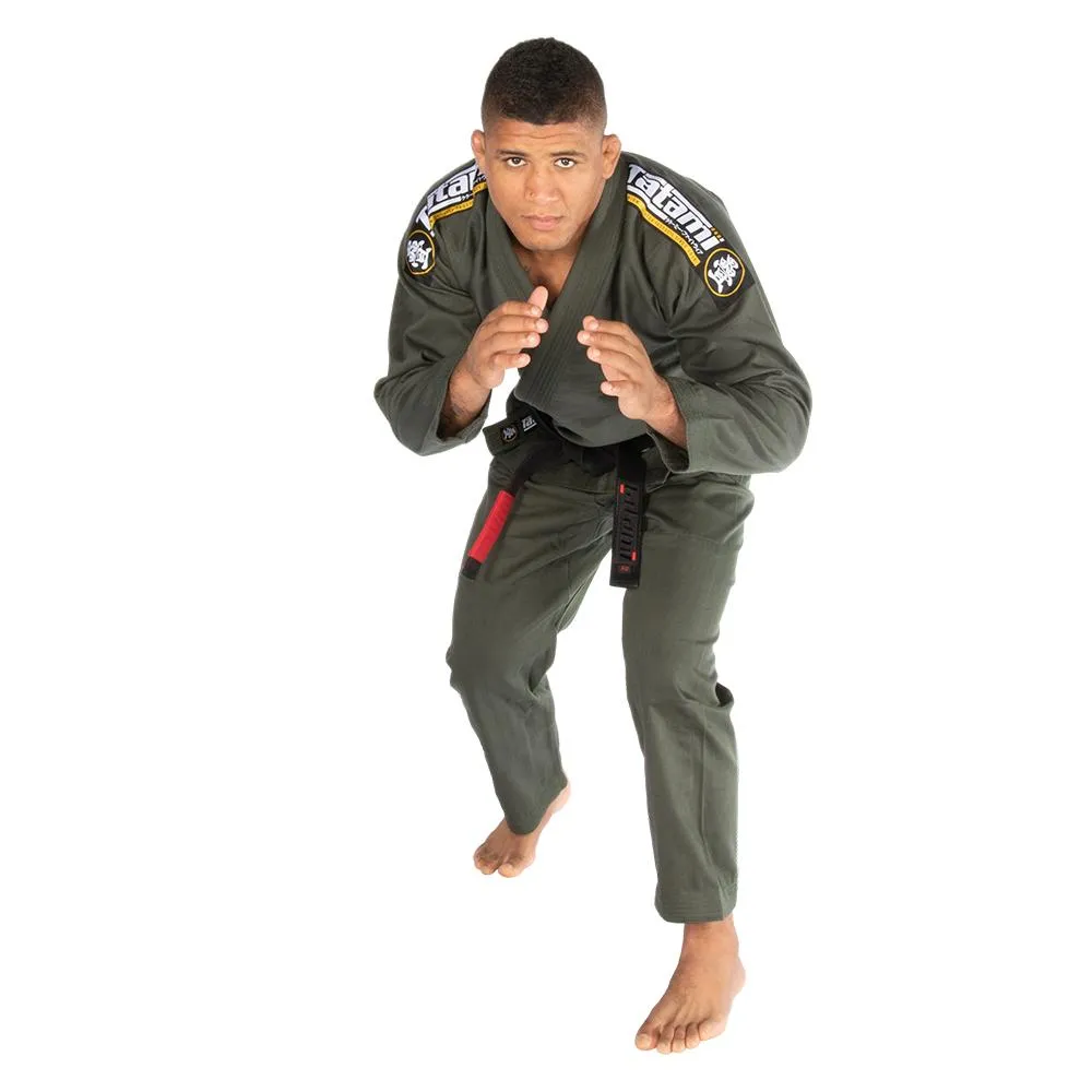 Kimono Brazilian Jiu Jitsu TATAMI Nova Absolute Gi - Khaki (Centura Alba Inclusa)