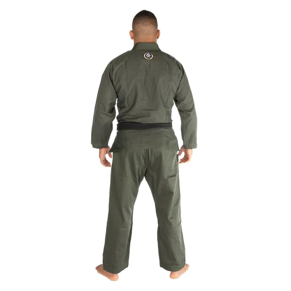 Kimono Brazilian Jiu Jitsu TATAMI Nova Absolute Gi - Khaki (Centura Alba Inclusa)