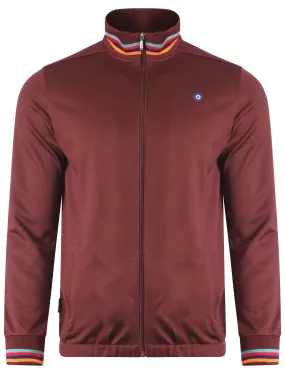 Le Shark Allcroft oxblood track jacket