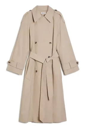 Long Double Breasted Trench Coat