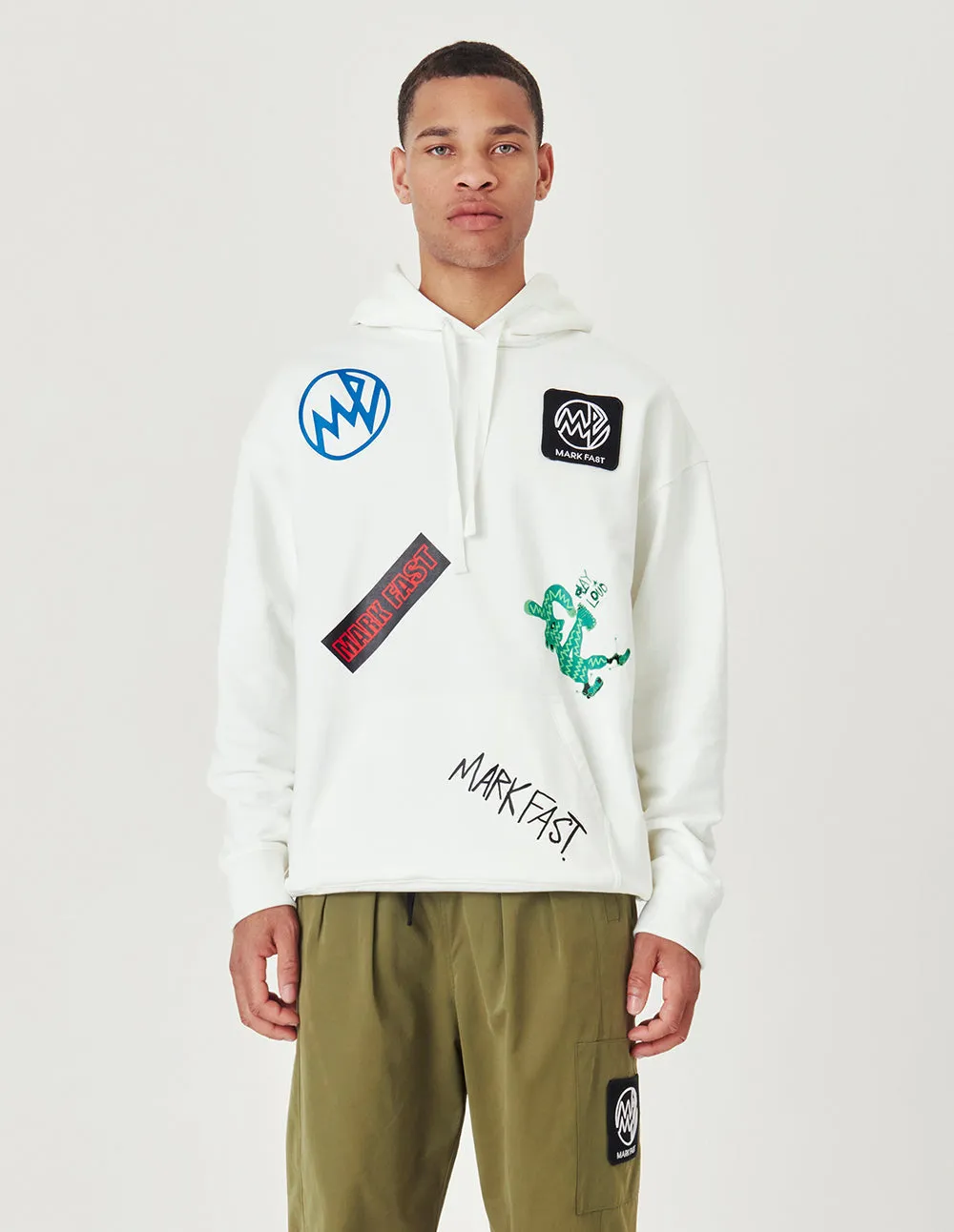MARK FAST Graffiti casual streetwear top
