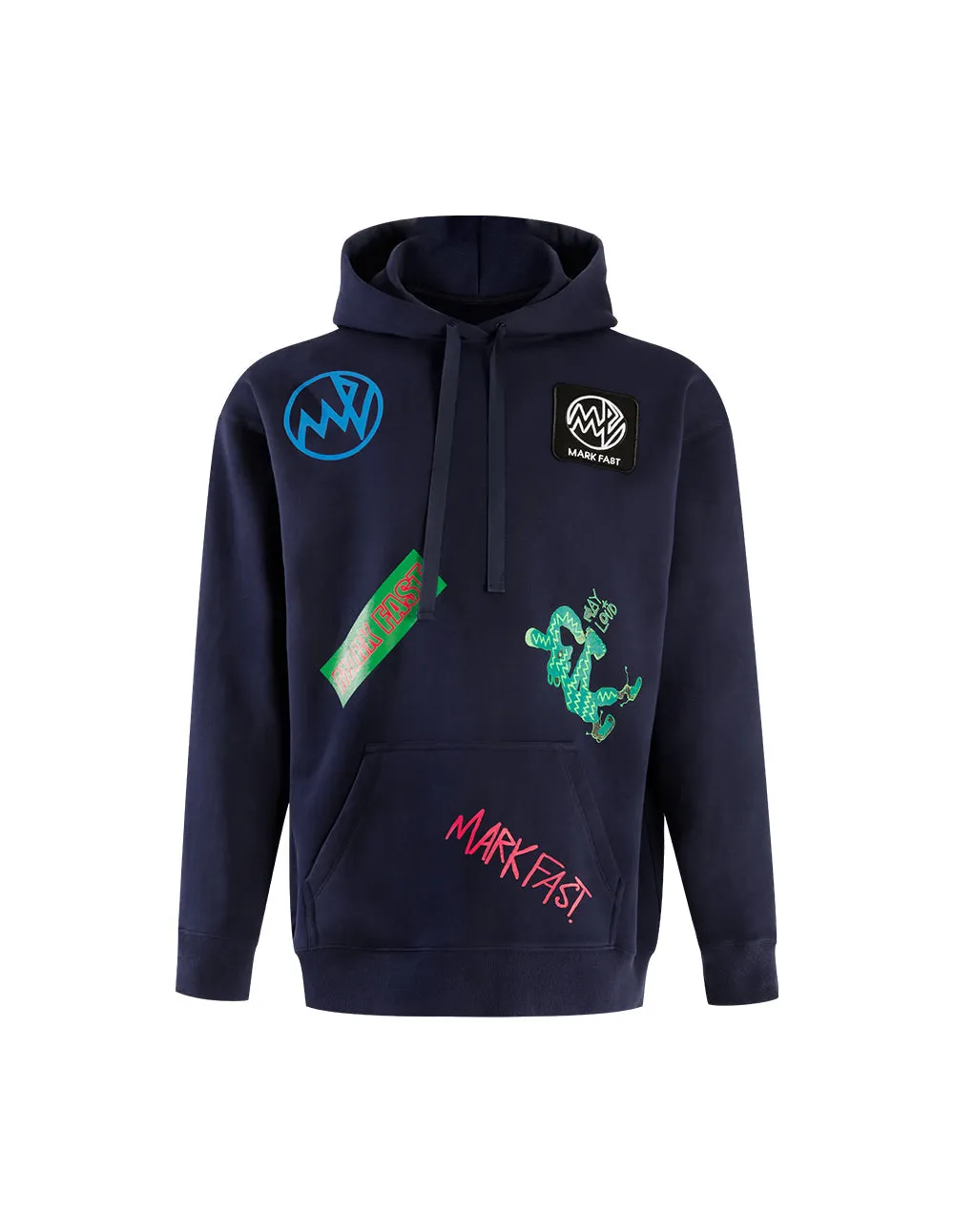 MARK FAST Graffiti casual streetwear top