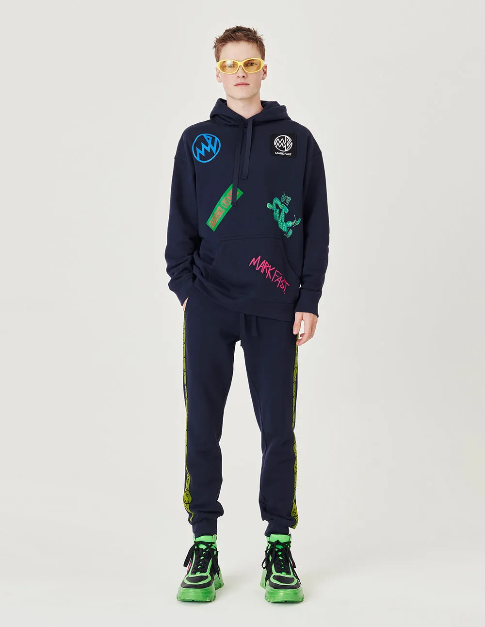 MARK FAST Graffiti casual streetwear top