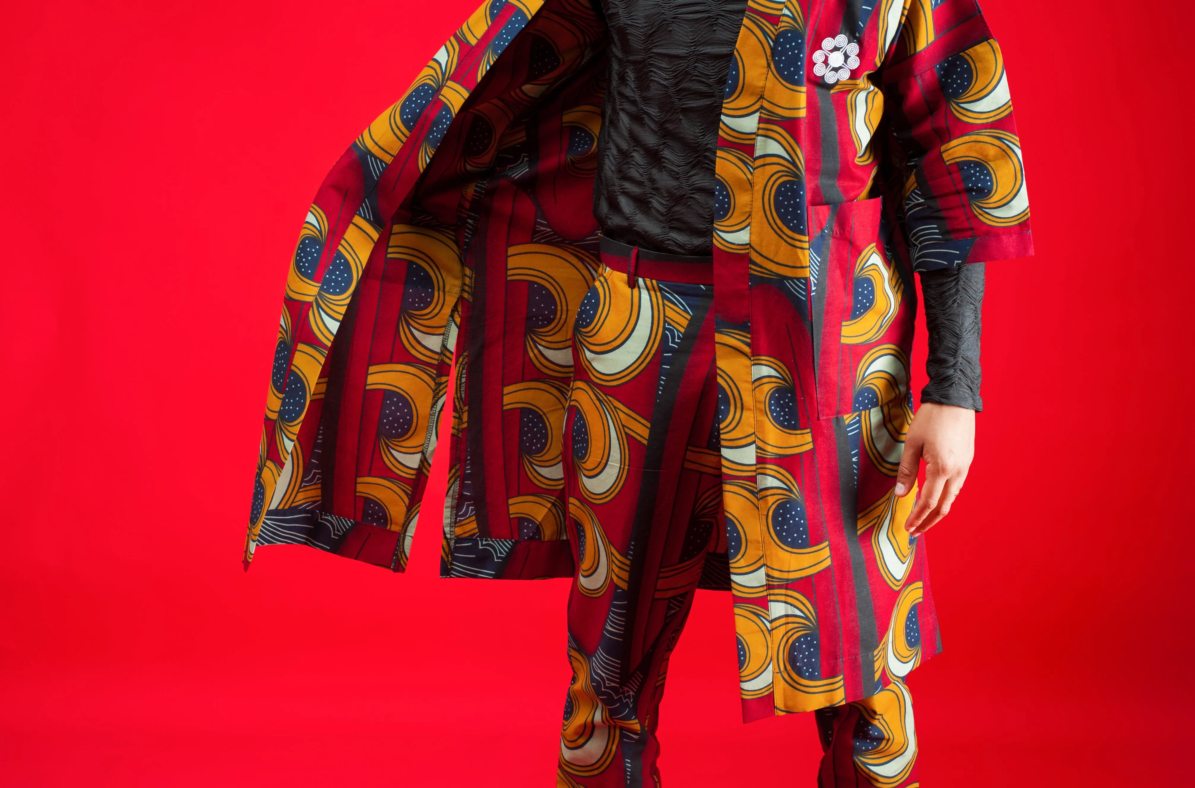 Mens-Musa Kimono Set