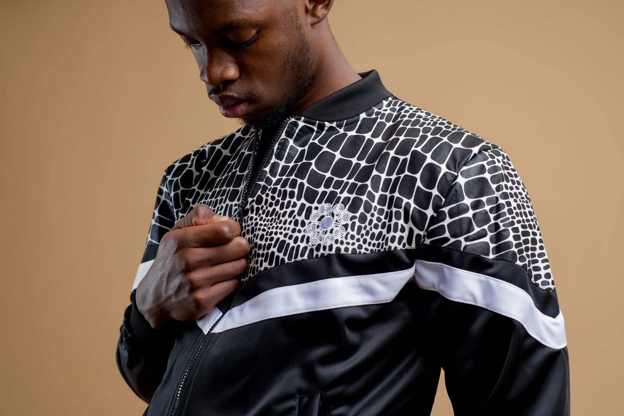 Mens - Zweli (Black) Tracksuit Set.2
