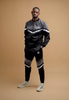 Mens - Zweli (Black) Tracksuit Set.2