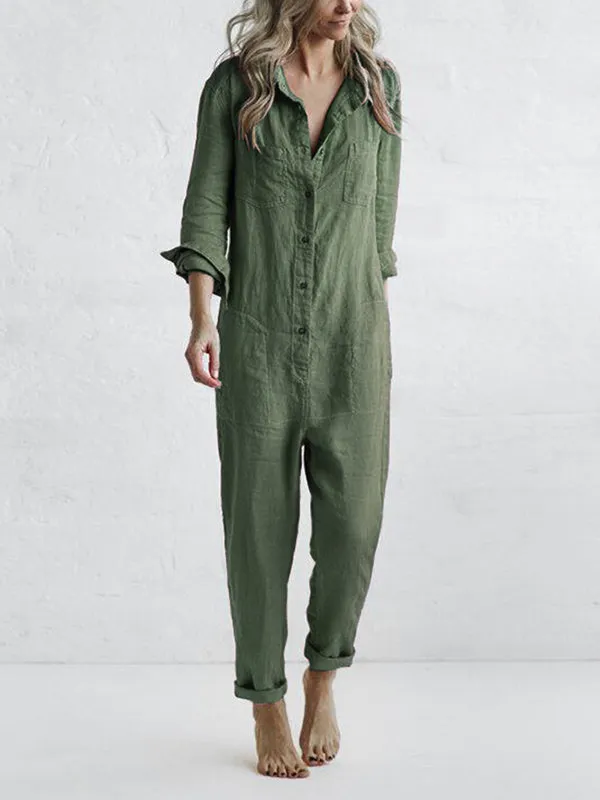 Mila | Comfortabele jumpsuit met volledige mouwen