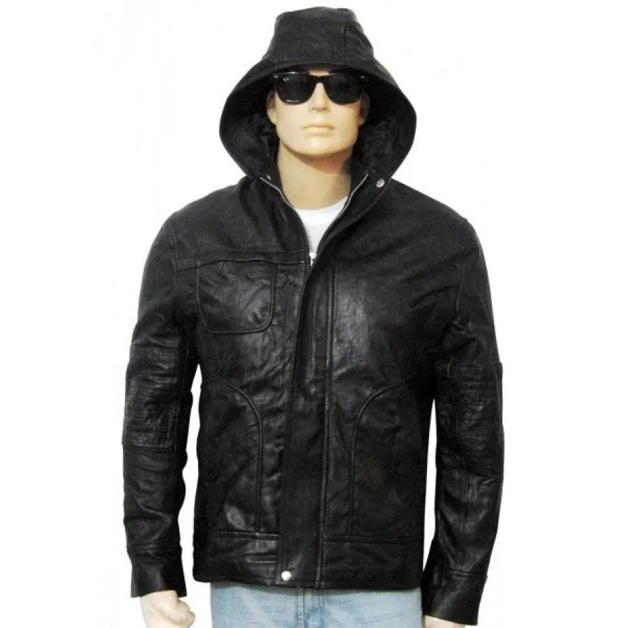 Mission Impossible Ghost Protocol Tom Cruise Hoodie Wrinkled MI4 Leather Jacket