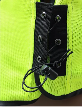 Motorcycle riding reflective vest