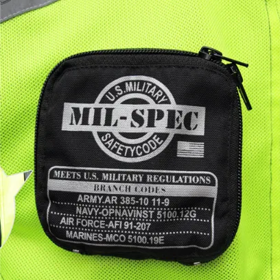 Motorcycle riding reflective vest