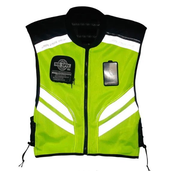 Motorcycle riding reflective vest
