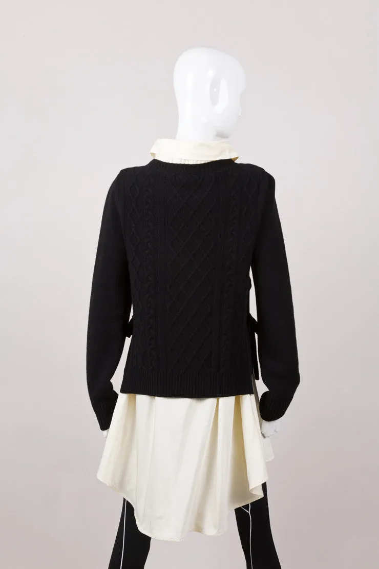 New With Tags Wool and Cashmere Shirtdress and Sweater Combo