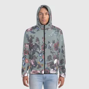 Nordic Floral Windbreaker