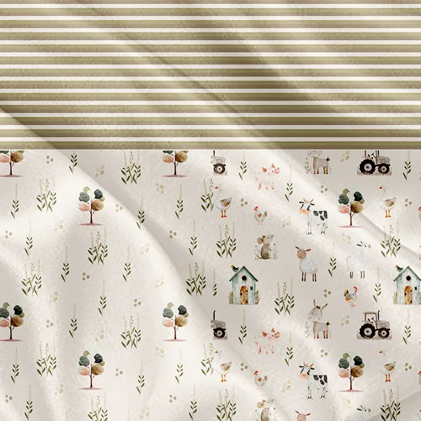 Panneau Multifonction pour Vêtements - Fermette fond beige