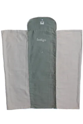 Personalized Baby Blanket - Organic Roly Blanket™ Olive Green/Beige