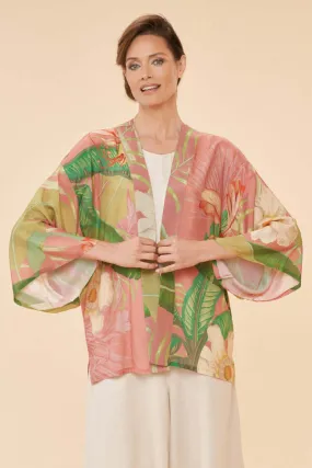 Powder Design Delicate Tropical Kimono Jacket in Candy
