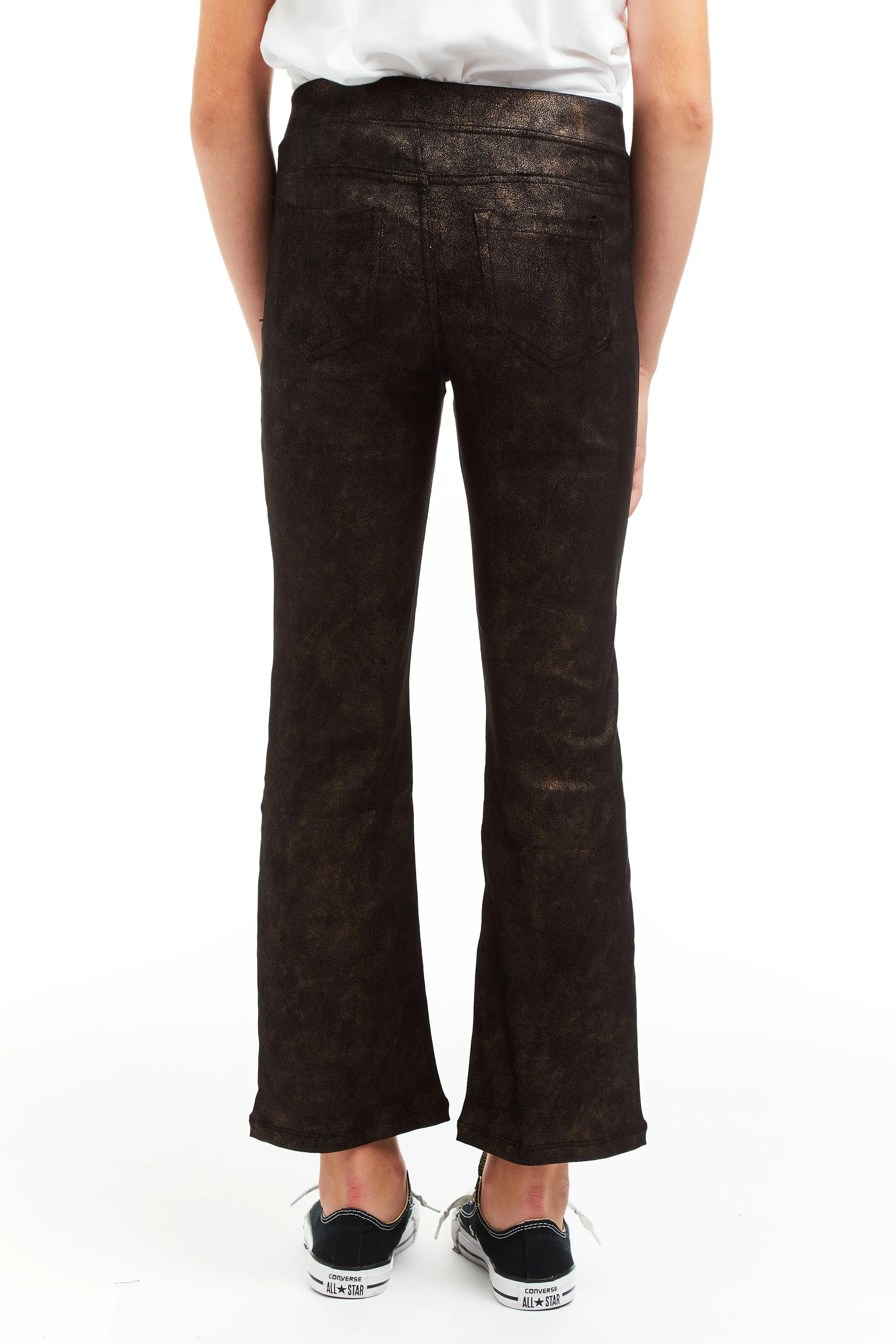 Pull On Vintage Suede Crop Flare