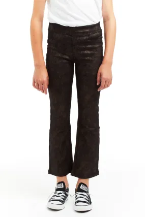 Pull On Vintage Suede Crop Flare