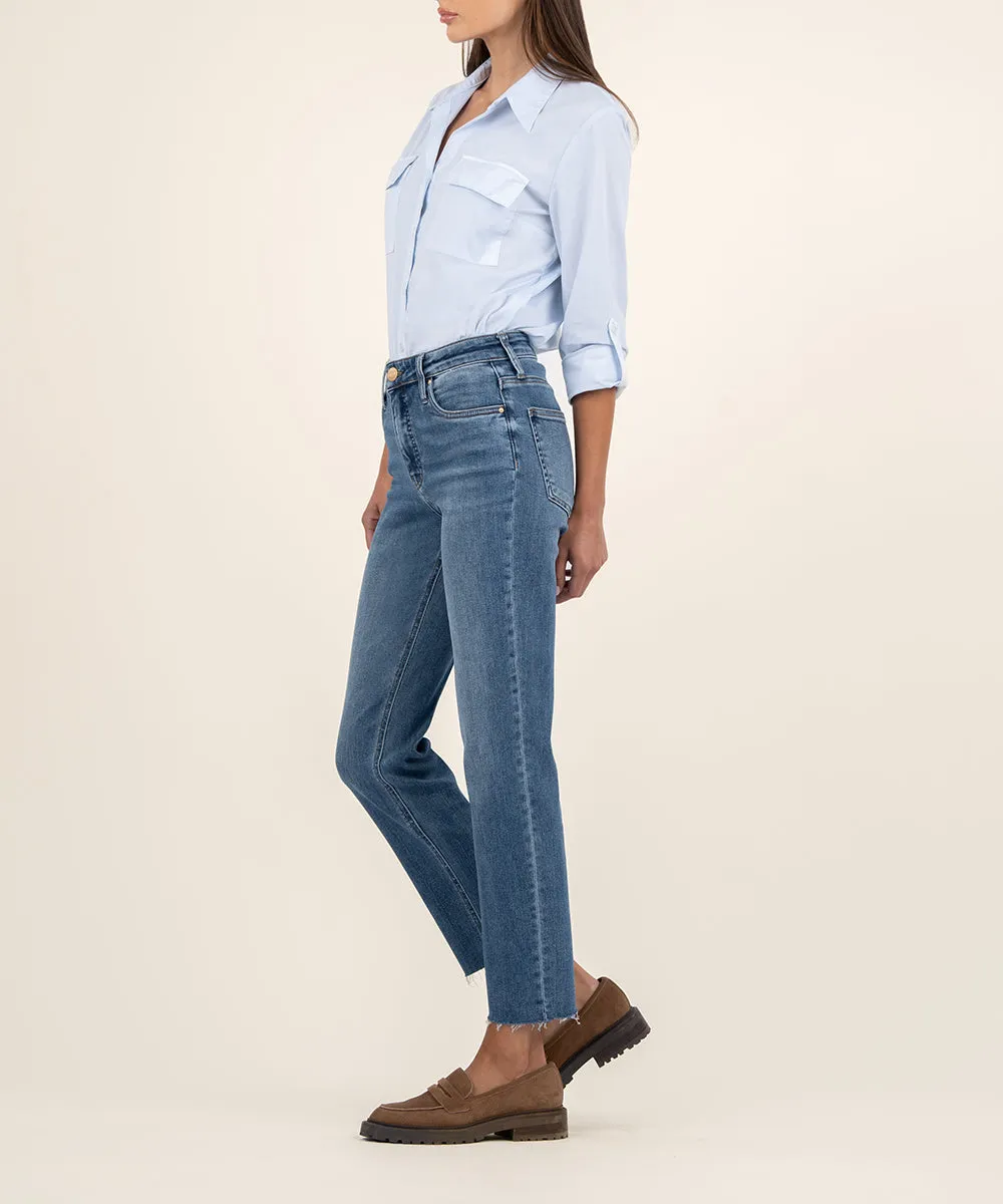 Rachael High Rise Mom Jean, Long