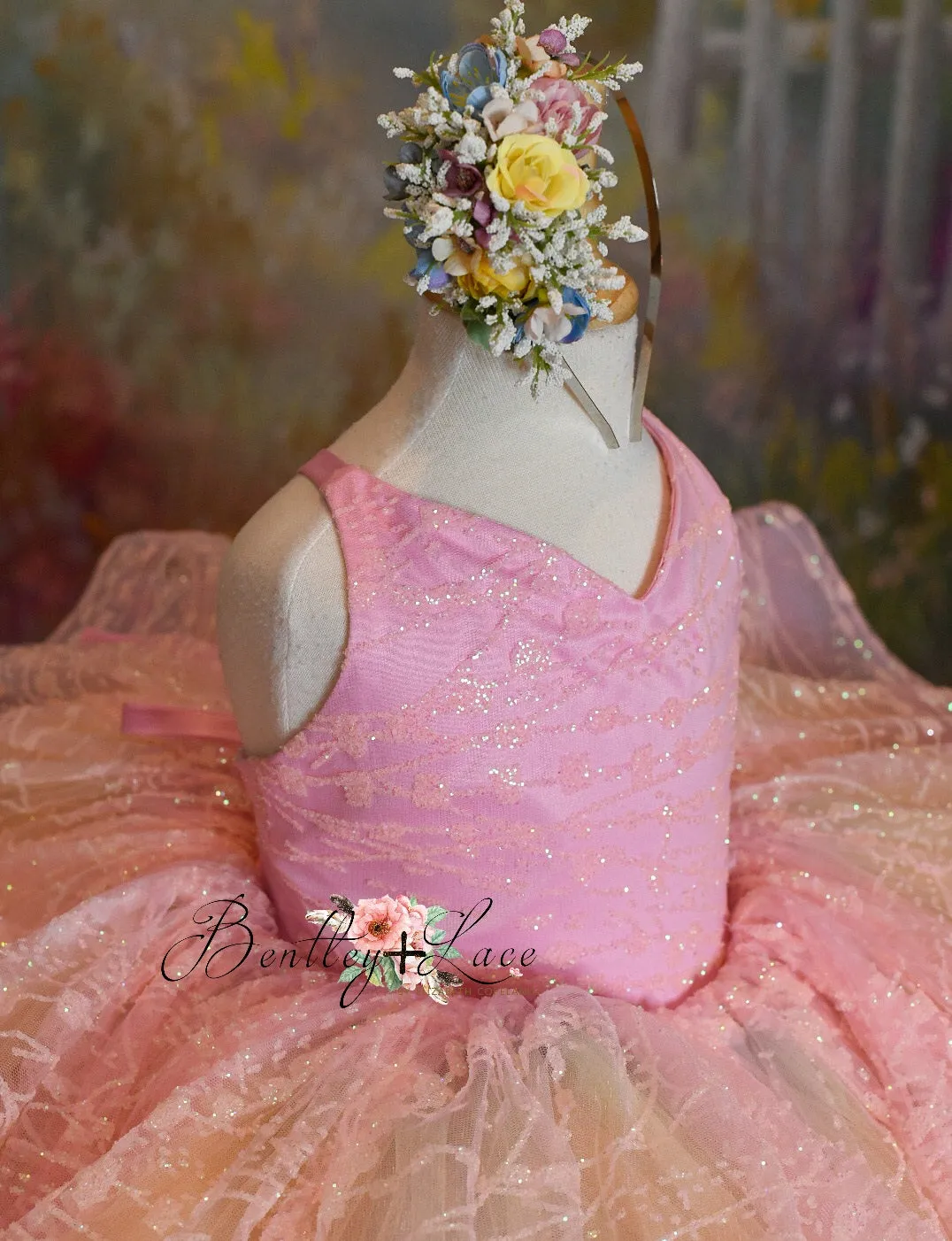 Retired rental guc "Pink Daydream" -  Petal Short Length Dress (4 Year - Petite 5 Year)
