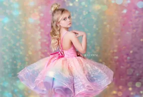 Retired rental guc "Pink Daydream" -  Petal Short Length Dress (4 Year - Petite 5 Year)