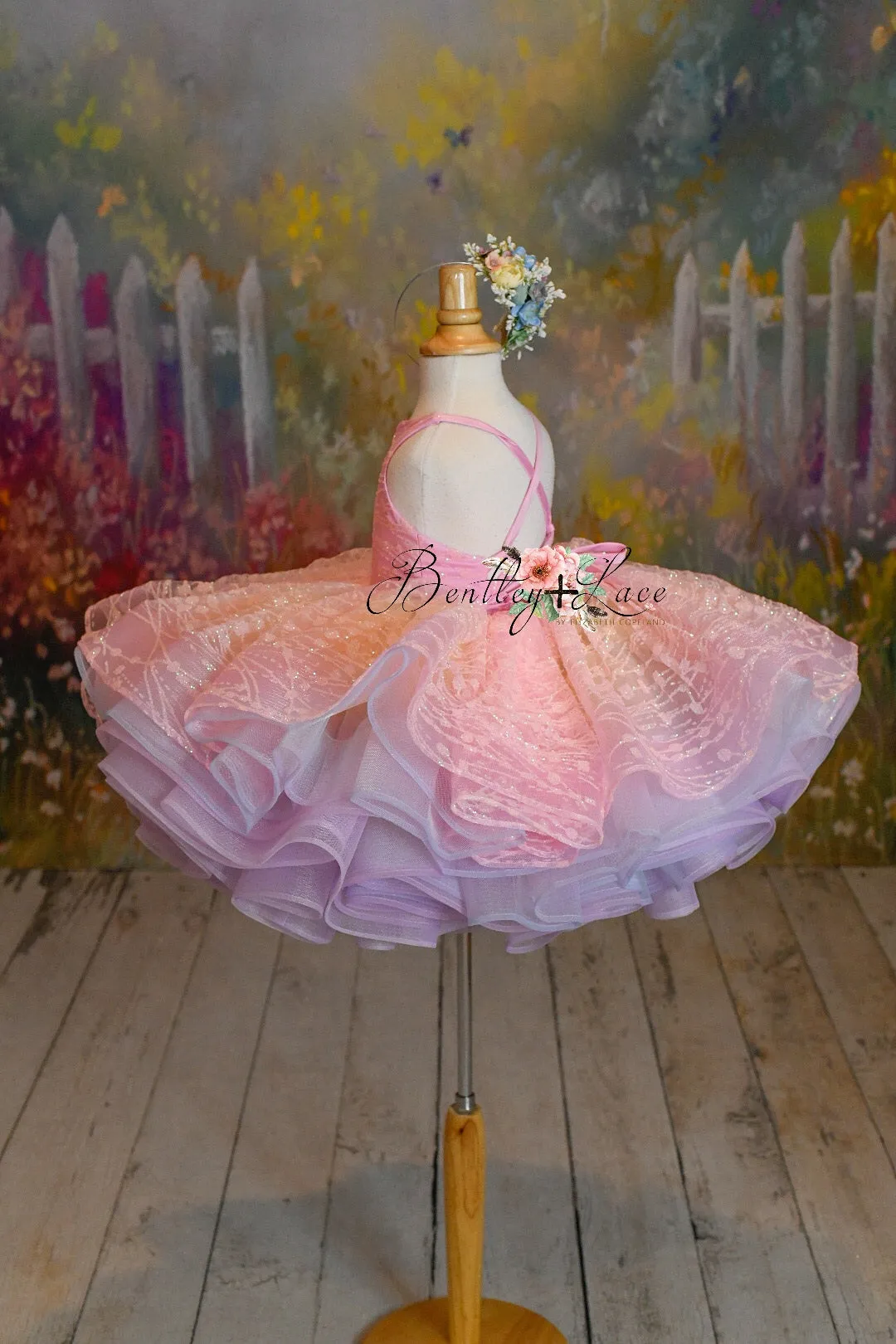 Retired rental guc "Pink Daydream" -  Petal Short Length Dress (4 Year - Petite 5 Year)