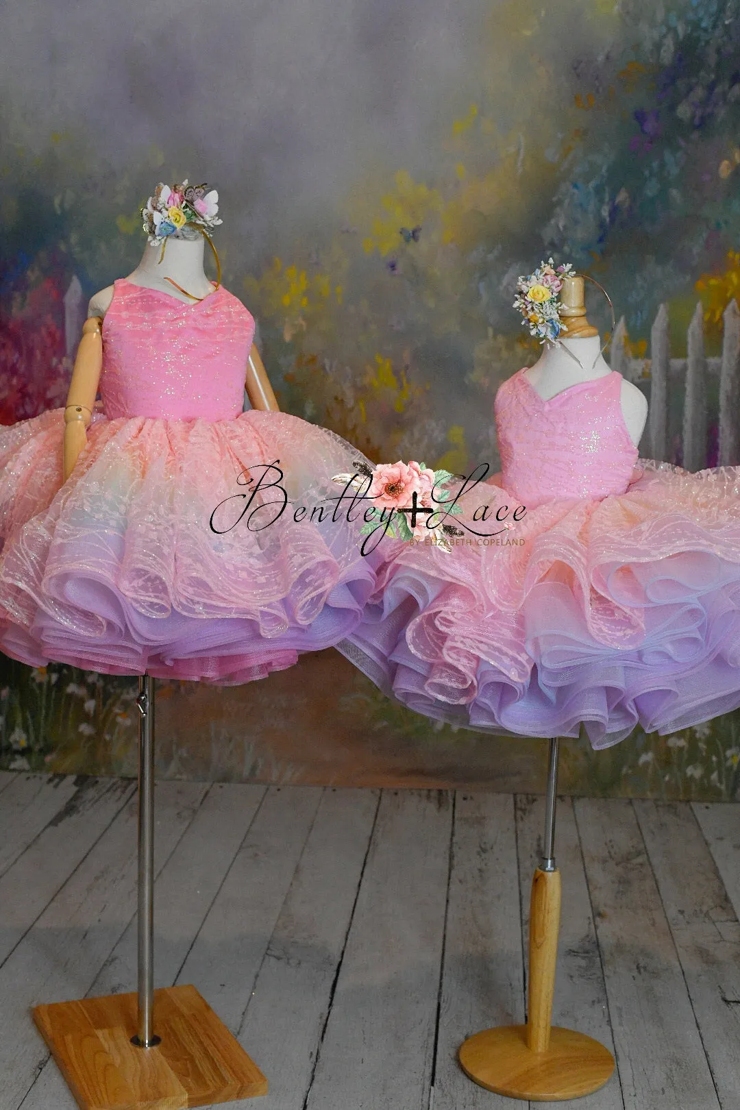Retired rental guc "Pink Daydream" -  Petal Short Length Dress (4 Year - Petite 5 Year)