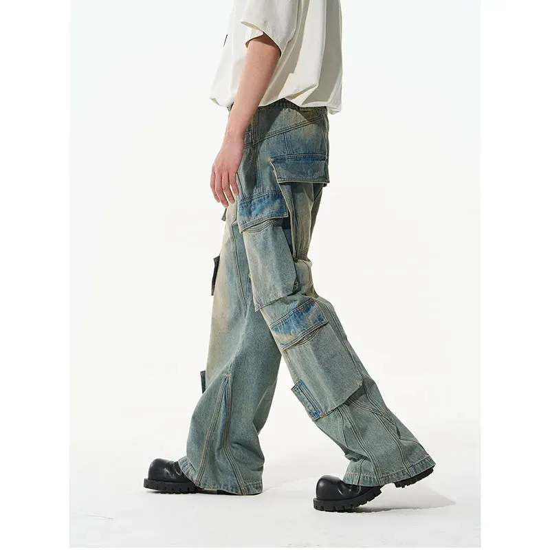 Retro Cargo Oversized Baggy Wide Leg Pants