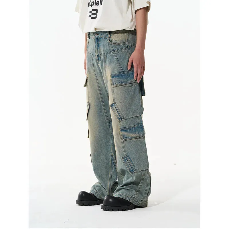 Retro Cargo Oversized Baggy Wide Leg Pants