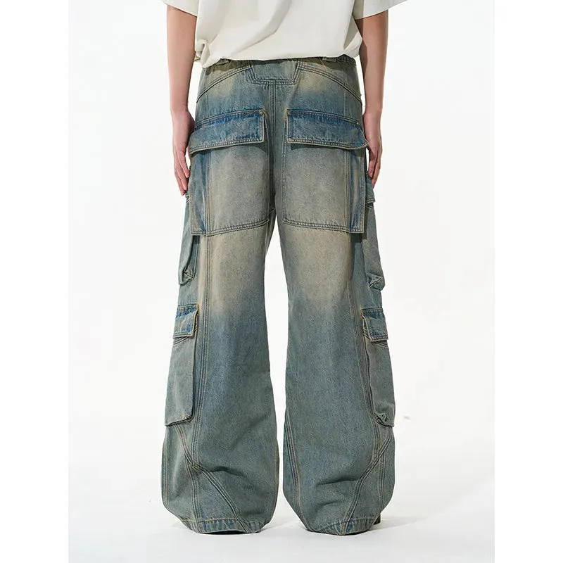 Retro Cargo Oversized Baggy Wide Leg Pants