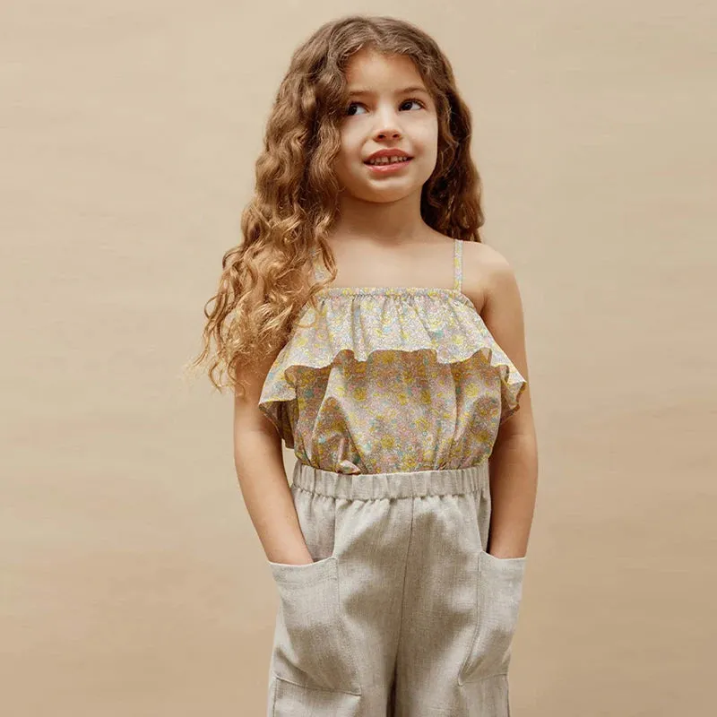 Retro Girls Ankle-Length Pants