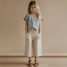 Retro Girls Ankle-Length Pants