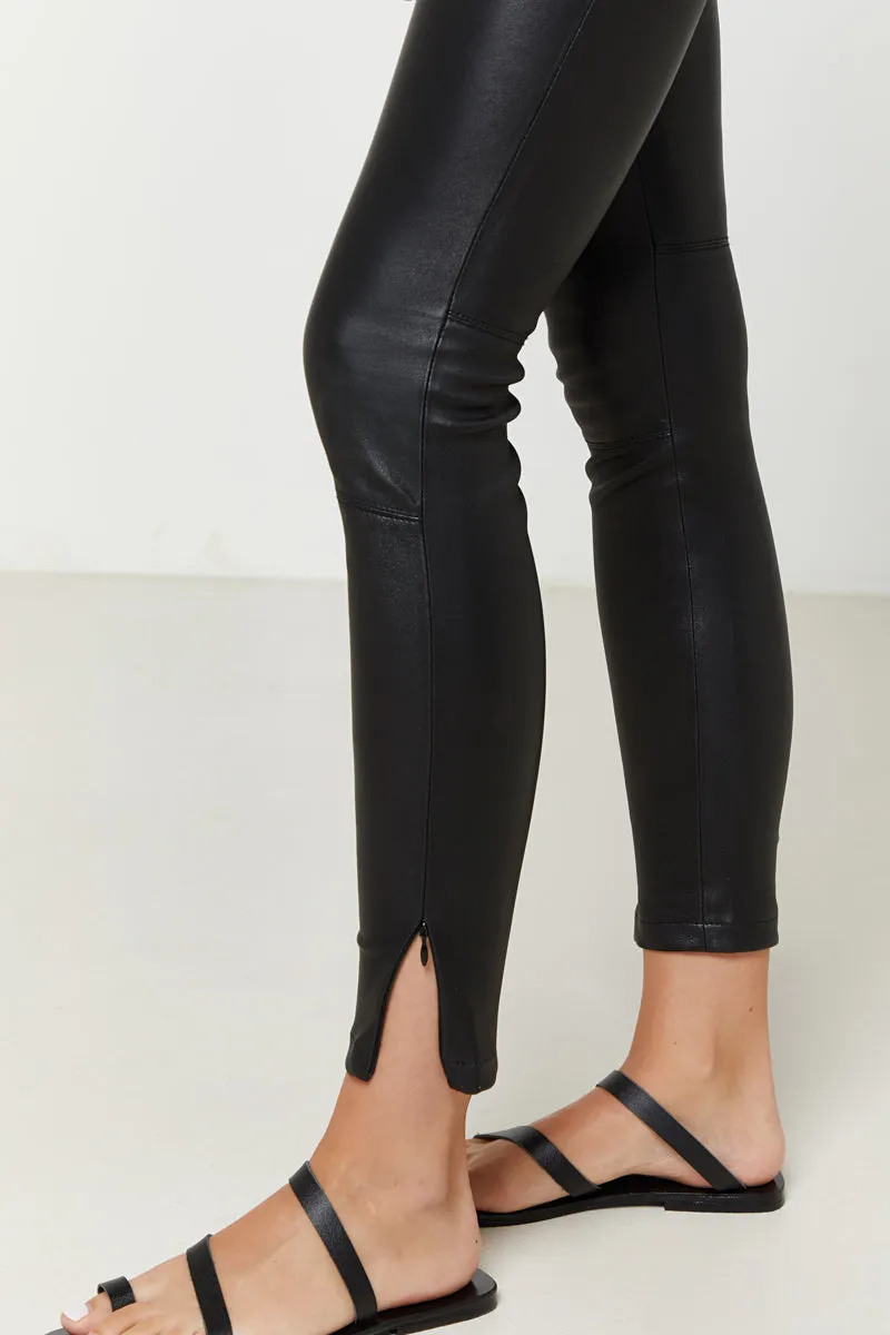 Rosa Leather Pant Black