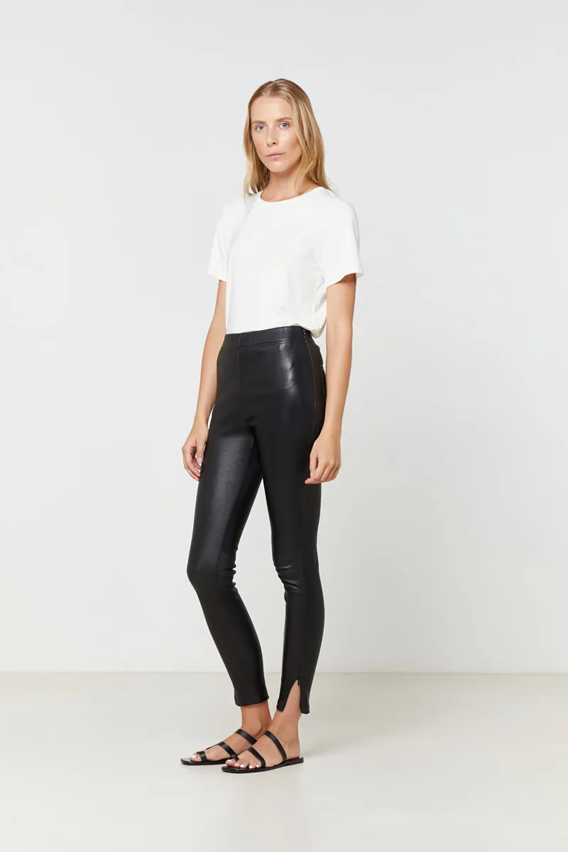 Rosa Leather Pant Black