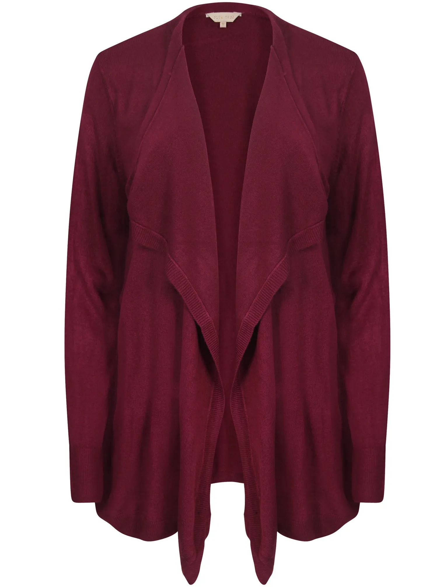 Rubens Waterfall Cardigan In Wildberry - Plum Tree