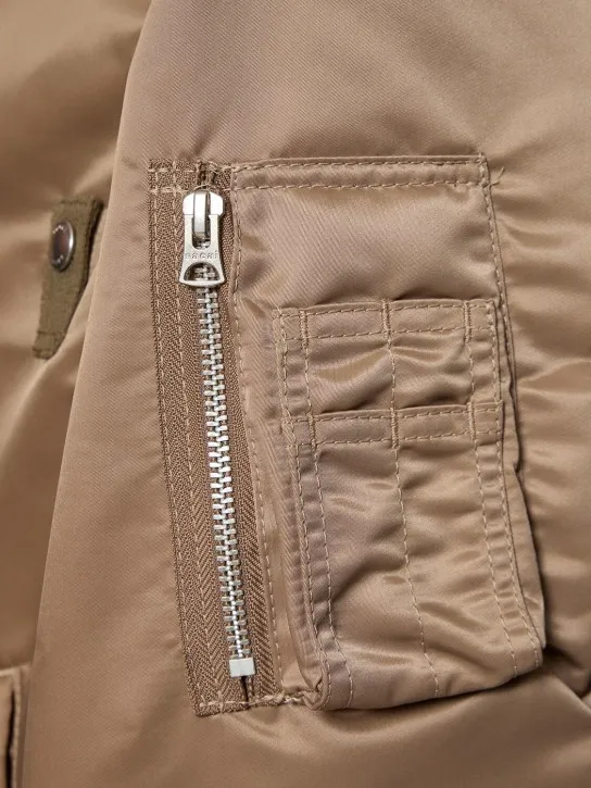 Sacai   Nylon twill jacket 