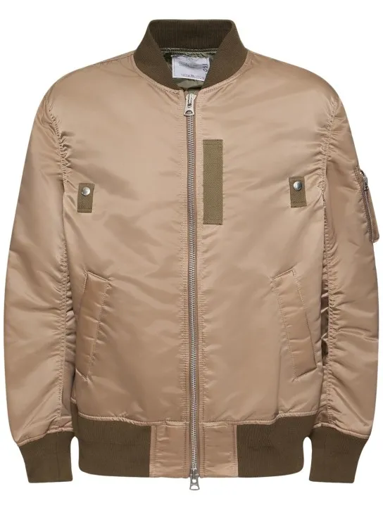 Sacai   Nylon twill jacket 