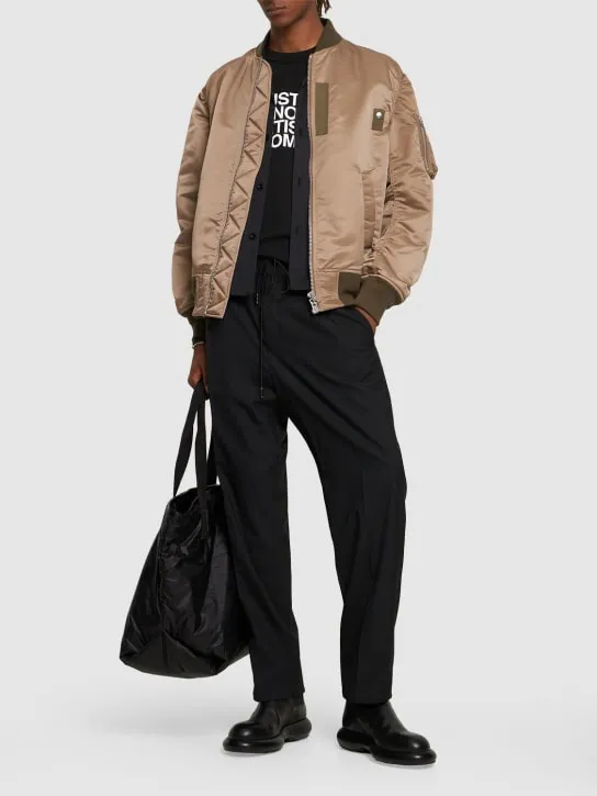 Sacai   Nylon twill jacket 