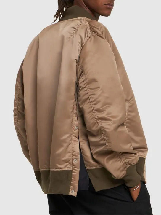Sacai   Nylon twill jacket 