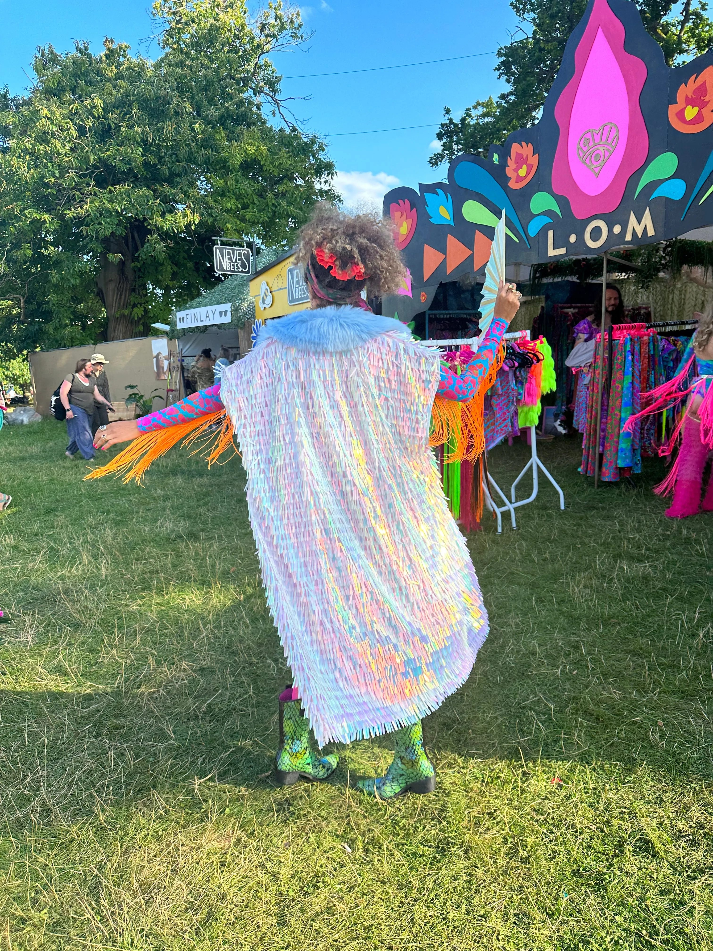 Sequin Robe in Icicle
