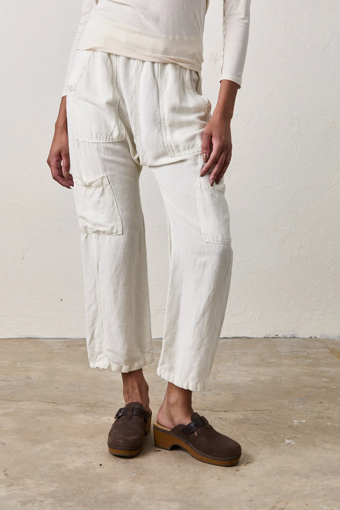 SHAILEY PANT / SOFT WHITE