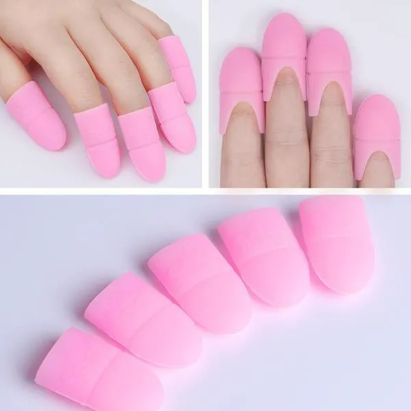 Silicone Soak Off Caps Nail Polish Remover