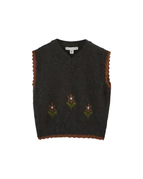 Sleeveless Jacquard