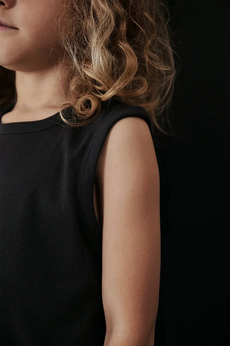 Sleeveless Vest 2-pack | Nearly Black